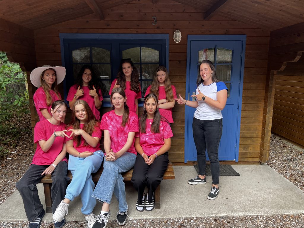 Svenjas Gruppe v.h.l.n.v.r.: Nele, Tara, Mathilda, Joanna, Svenja, Eva, Merle, Mona, Nathalie